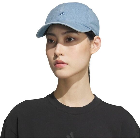 Adidas Women\'s Light Blue Denim Saturday Baseball Adjustable Cotton Athletic Hat main image 6